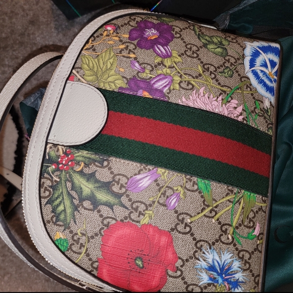 Authentic Gucci Ophidia Flora Shoulder Bag - Picture 6 of 11
